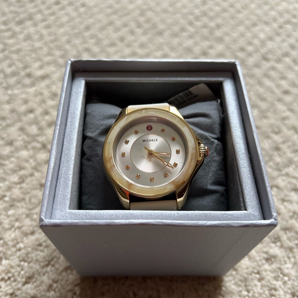 Michele jelly bone watch